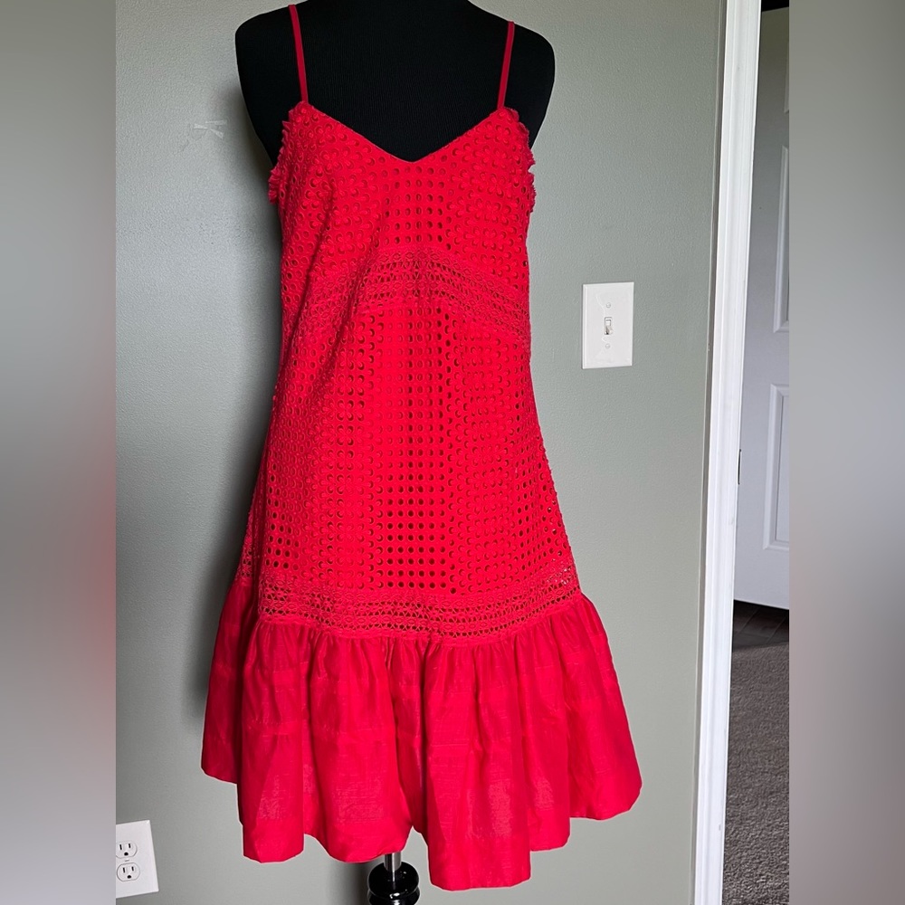 J. Crew Red Dress